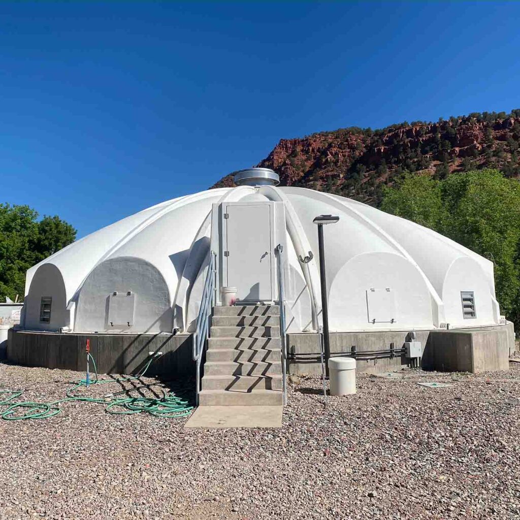 Carbondale wastewater treatment clarifier