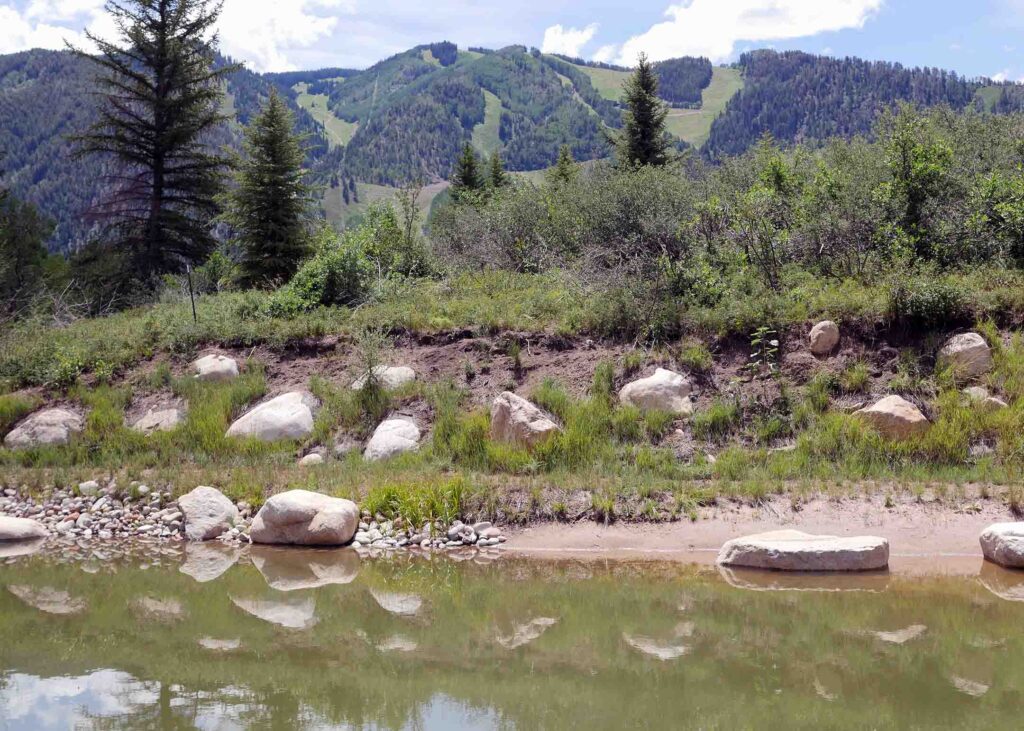 Pond at Rubey lots by Roaring Fork Engineering