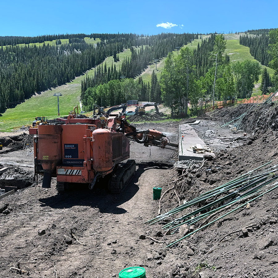 Construction of Ullrhof in Snowmass
